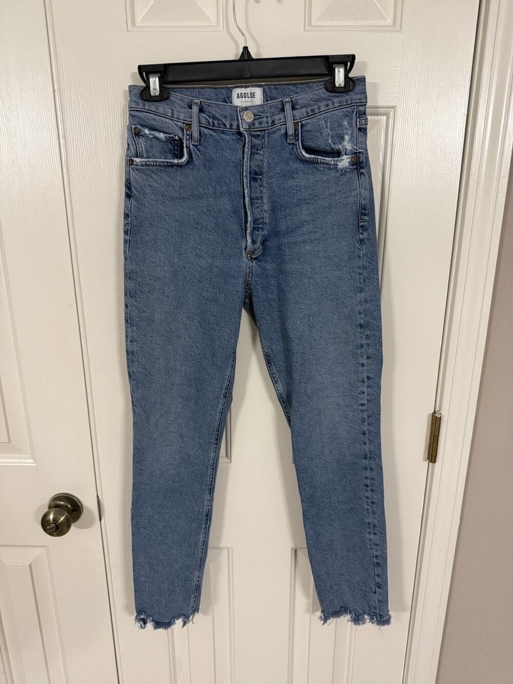 Agolde Nico High Rise Slim Fit Jean Rooted